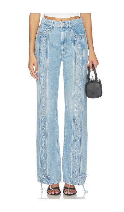 MOTHER MOTHER The Tied Up Maven Sneak Jeans