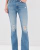 MOTHER MOTHER The Weekender Fray Flare Jeans Chaos Is Calling - 2