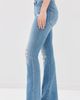 MOTHER MOTHER The Weekender Fray Flare Jeans Chaos Is Calling - 4