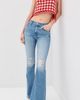 MOTHER MOTHER The Weekender Fray Flare Jeans Chaos Is Calling - 5