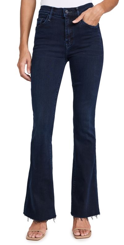 MOTHER MOTHER The Weekender Fray Jeans Chip On My Shoulder 26