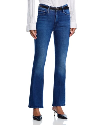 Mother Mother The Weekender Mid Rise Flared Jeans in Nip It In The Butt