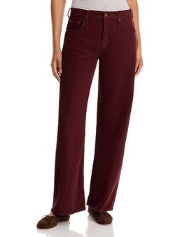 Mother Mother The Whip Skimp High Rise Corduroy Jeans in Brunette