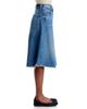 Mother Mother The Whole Lot Flutter Fray Denim Bermuda Shorts - 4
