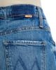 Mother Mother The Whole Lot Flutter Fray Denim Bermuda Shorts - 5