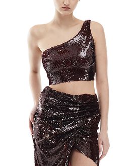 Mother Of All Mother of All Lauren Sequins Crop Top