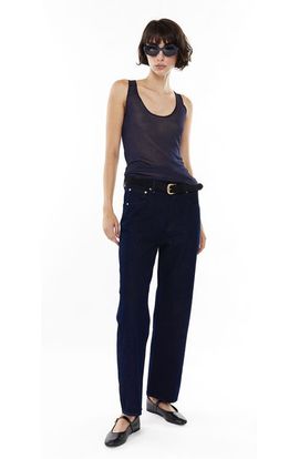 Mother of All Mother of All Moa High Waist Straight Leg Denim