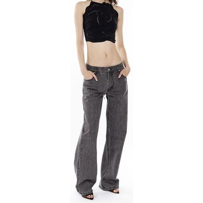 Mother of All Mother of All Moa Mid Waist Wide Leg Denim