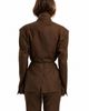 Mother Of All Mother of All Tight Waist Blazer with Leather Belt - 6