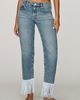 MOTHER Relish Fringed Low-Rise Cropped Jeans - 2