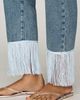 MOTHER Relish Fringed Low-Rise Cropped Jeans - 4