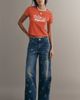 MOTHER Rerun Zip Sneak High-Rise Wide-Leg Jeans - 1
