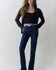 MOTHER Runaway Low-Rise Bootleg Jeans - 1