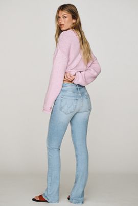 MOTHER Runaway Low-Rise Slim Bootcut Jeans