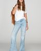 MOTHER Seamed Doozy Mid-Rise Flare Jeans - 1