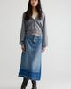 MOTHER Snakcs! by MOTHER The Fortune Cookie Denim Skirt - 1