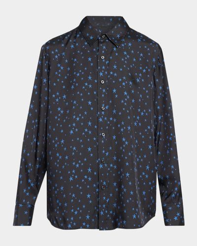 MOTHER The Bestie Silk-Blend Shirt