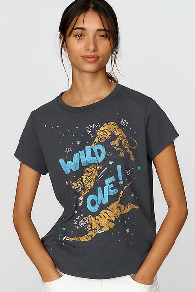 MOTHER The Boxy Goodie Goodie 100% Cotton Tee