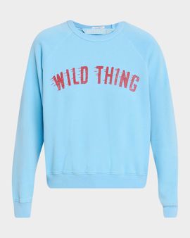 MOTHER The Concert Cotton Crewneck Sweatshirt