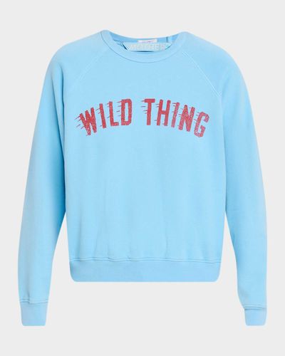 MOTHER The Concert Cotton Crewneck Sweatshirt