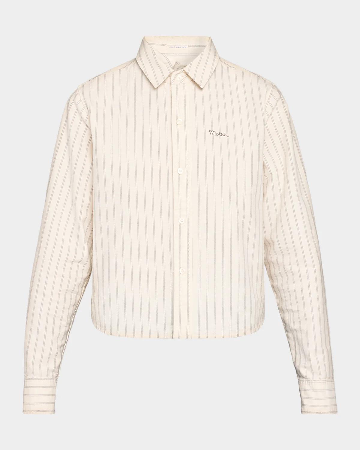 MOTHER The Cropped Bestie Shirt