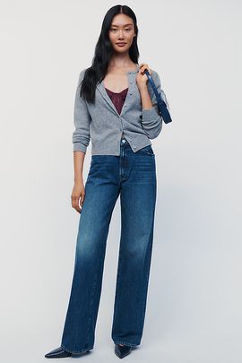 MOTHER The Dodger Zip Heel Relaxed Jeans