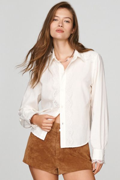 MOTHER The Headup Honey 100% Cotton Buttondown Shirt