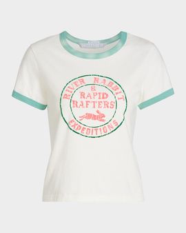 MOTHER The Itty Bitty Ringer Cotton T-Shirt