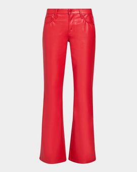 MOTHER The Jinx Sneak Coated Bootcut Jeans