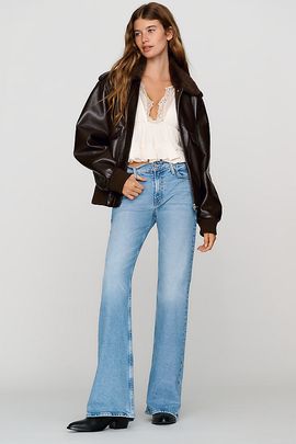 MOTHER The Jinx Sneak Low Rise Flare Jeans