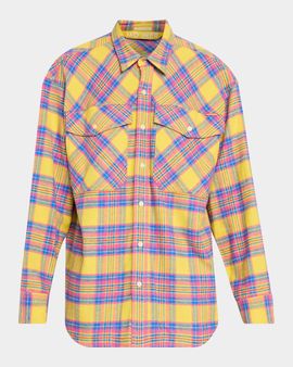 MOTHER The Lazy Sunday Plaid Flannel Shirt