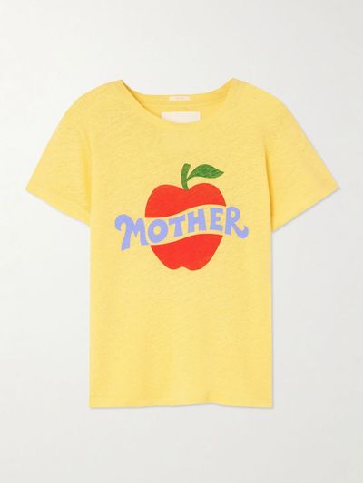MOTHER The Lil Sinful printed cotton-jersey T-shirt