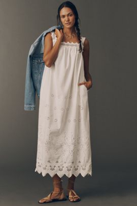 MOTHER The Lullaby Midi Dress