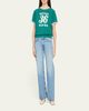 MOTHER The Short-Sleeve Sport Concert Sweatshirt - 2