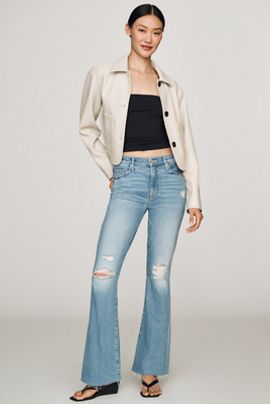 MOTHER Weekender High-Rise Bootcut Jeans