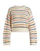 Mother Women's The Bell Sleeve Striped Cotton Sweater - 1