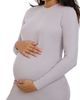 MOTHERHOOD MATERNITY MOTHERHOOD MATERNITY Crew Neck Rib Knit Long Sleeve Column Dress - 4