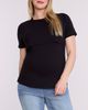 MOTHERHOOD MATERNITY MOTHERHOOD MATERNITY Crewneck Short Sleeve Nursing Tee - 1