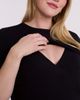 MOTHERHOOD MATERNITY MOTHERHOOD MATERNITY Crewneck Short Sleeve Nursing Tee - 4