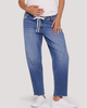 MOTHERHOOD MATERNITY MOTHERHOOD MATERNITY Drawstring Pull On Barrel Jean - 1