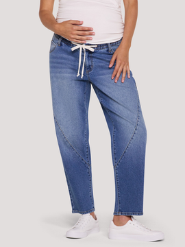 MOTHERHOOD MATERNITY MOTHERHOOD MATERNITY Drawstring Pull On Barrel Jean