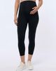 MOTHERHOOD MATERNITY MOTHERHOOD MATERNITY Essential Stretch Secret Fit Over the Belly Maternity Crop Leggings - 1