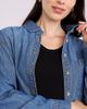 MOTHERHOOD MATERNITY MOTHERHOOD MATERNITY Long Sleeve Button-Up Denim Shirt - 4