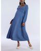MOTHERHOOD MATERNITY MOTHERHOOD MATERNITY Long Sleeve Empire Waist Maxi Dress - 1