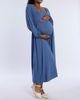 MOTHERHOOD MATERNITY MOTHERHOOD MATERNITY Long Sleeve Empire Waist Maxi Dress - 3
