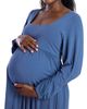 MOTHERHOOD MATERNITY MOTHERHOOD MATERNITY Long Sleeve Empire Waist Maxi Dress - 4