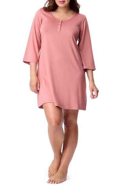 MOTHERHOOD MATERNITY MOTHERHOOD MATERNITY Motherhood Women's Maternity Sleep Henely Nightgown with Nursing Access