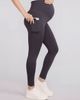 MOTHERHOOD MATERNITY MOTHERHOOD MATERNITY Over the Belly Side Pocket Active Maternity Leggings - 1
