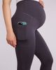 MOTHERHOOD MATERNITY MOTHERHOOD MATERNITY Over the Belly Side Pocket Active Maternity Leggings - 4