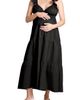 MOTHERHOOD MATERNITY MOTHERHOOD MATERNITY Ruffle Sleeve Tie-Back Maternity Maxi Dress - 1